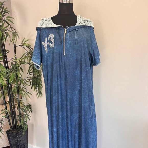 NWT M’ De Pompadour Oversized Denim Dress. Artistry Details Size 18 - Picture 5 of 16